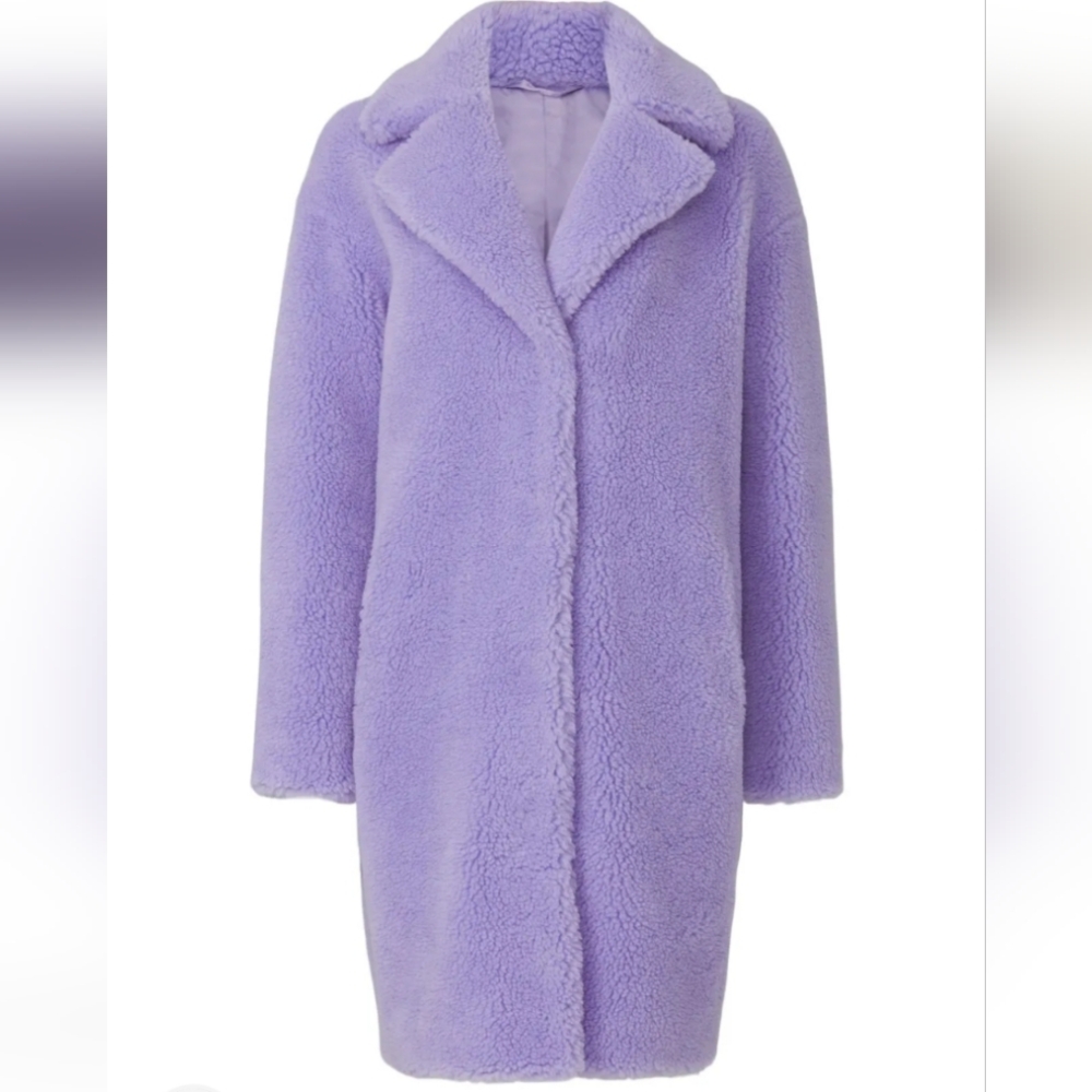 Stand Studio Lilac Teddy Jacket